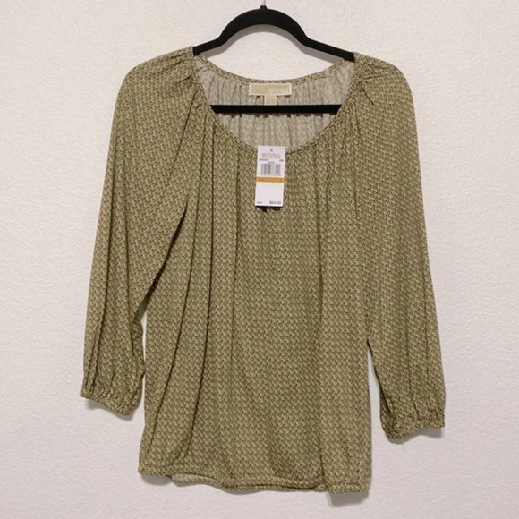 Michael Michael Kors “NEW” Cottagecore Bohemian Peasant Blouse Size S - Picture 1 of 6